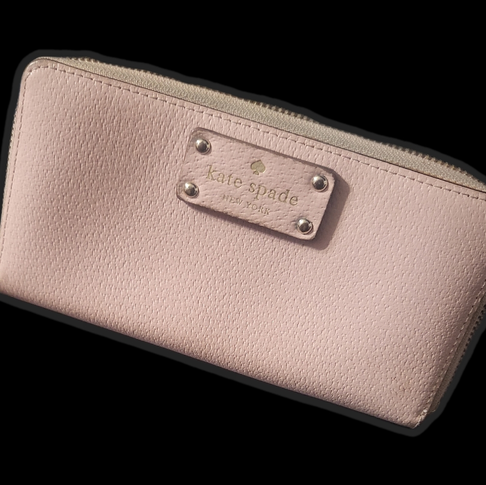 Kate spade light pink long wallet